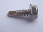 Screw DIN 7504 with hexagon head and flange M4,8x16